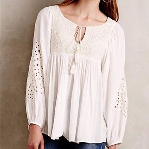 Anthropologie Mirabella Peasant Blouse